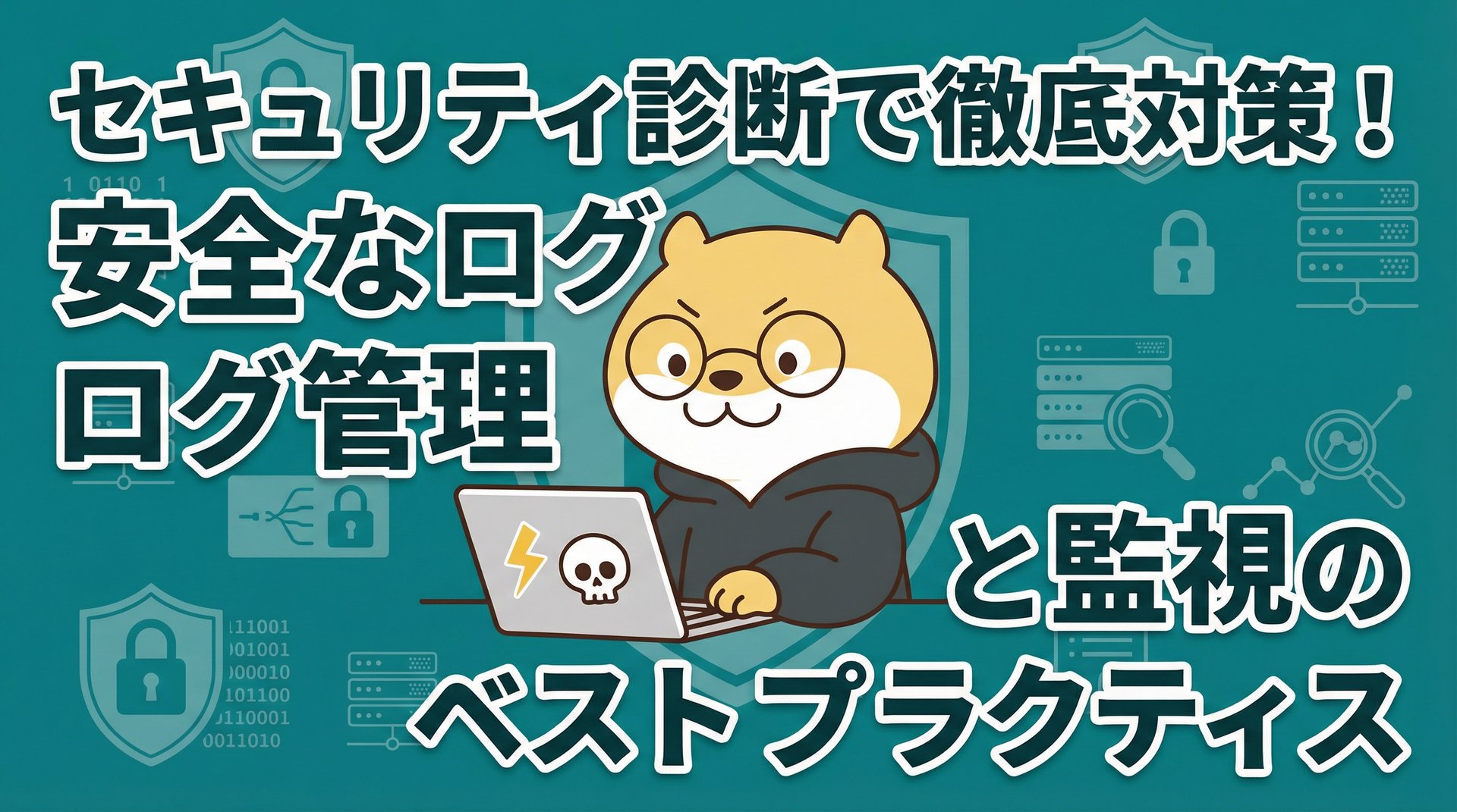 セキュリティ診断で徹底対策！安全なログ管理と監視のベストプラクティス