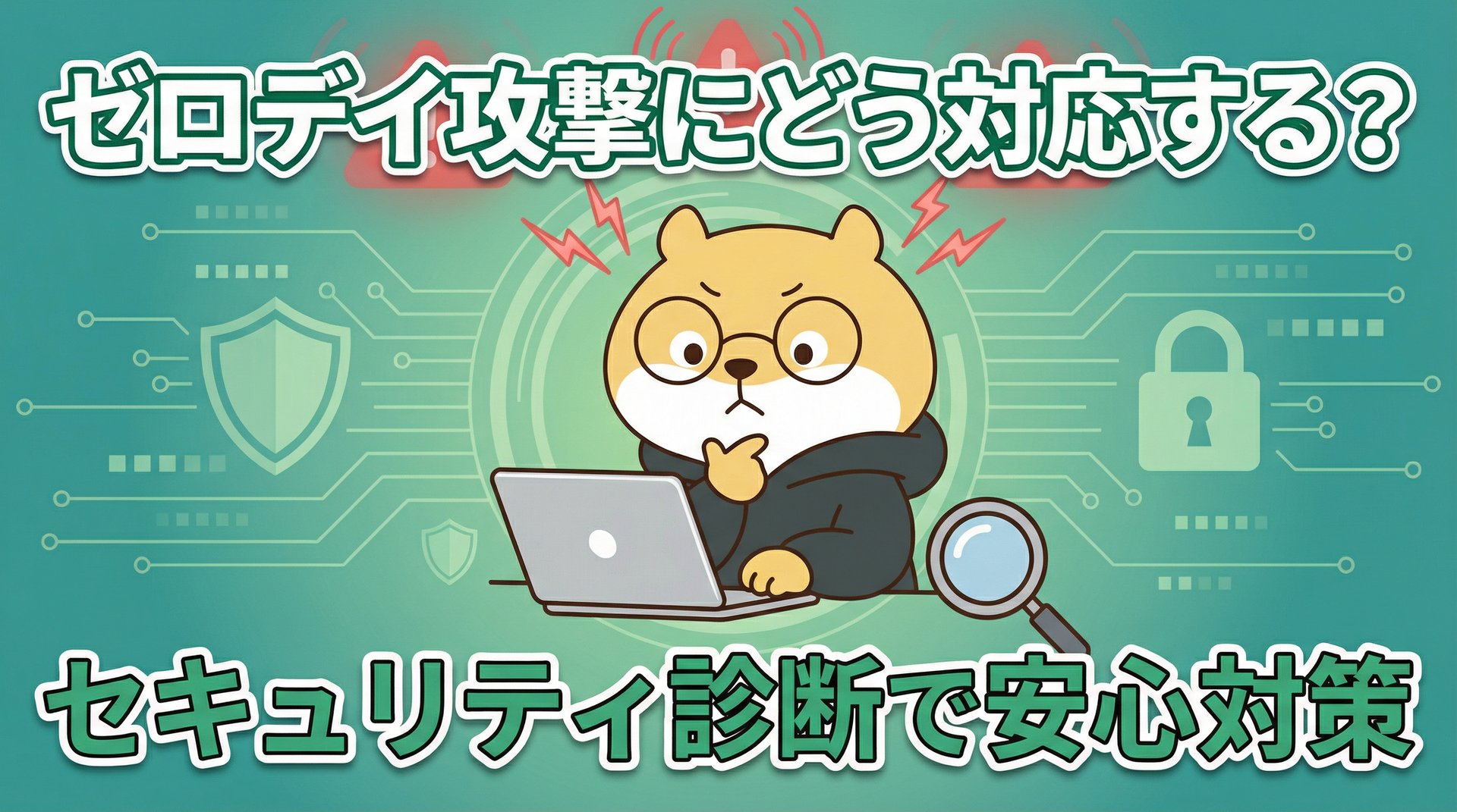 ゼロデイ攻撃にどう対応する？セキュリティ診断で安心対策
