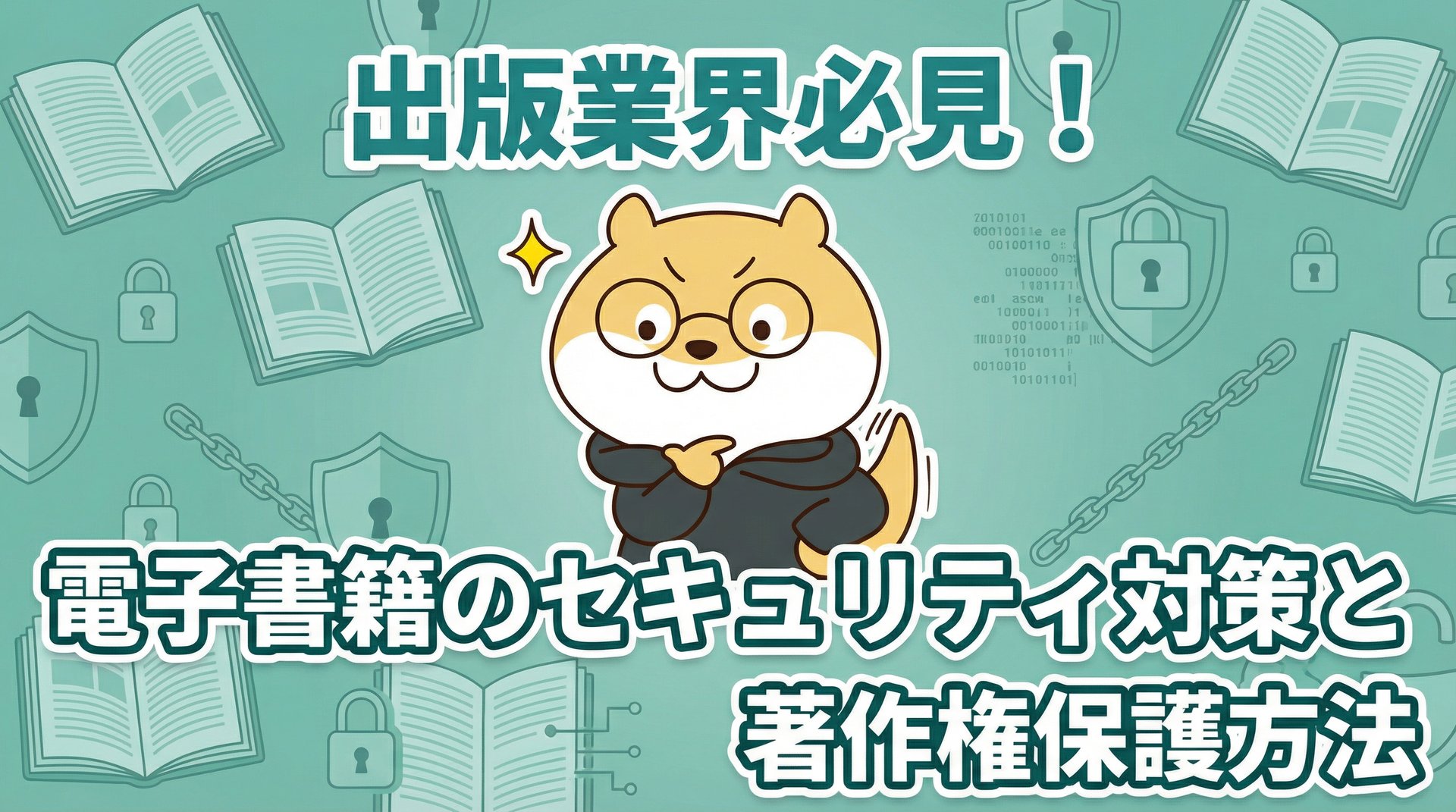 出版業界必見！電子書籍のセキュリティ対策と著作権保護方法