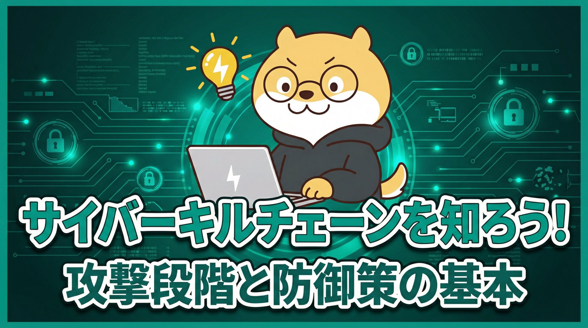 サイバーキルチェーンを知ろう！攻撃段階と防御策の基本