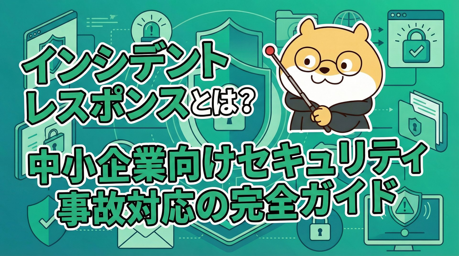 インシデントレスポンスとは？中小企業向けセキュリティ事故対応の完全ガイド
