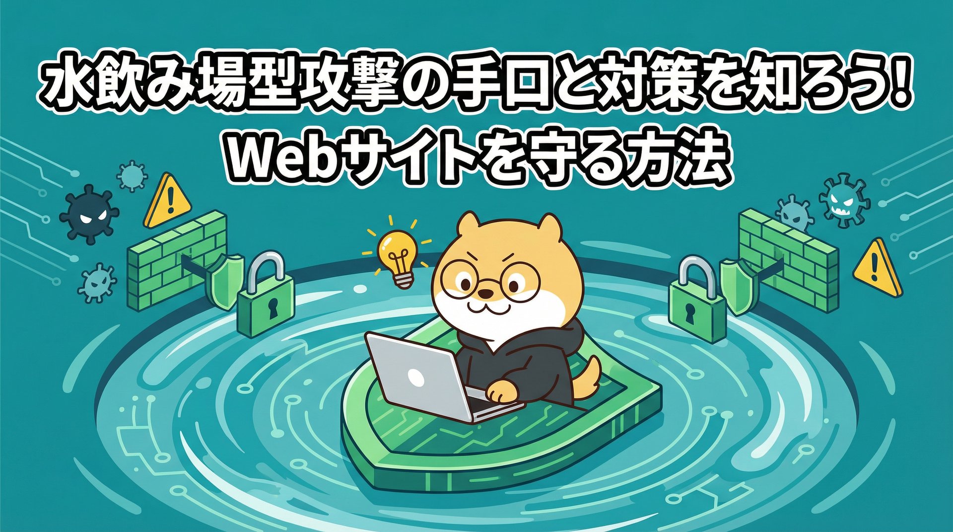 水飲み場型攻撃の手口と対策を知ろう！Webサイトを守る方法