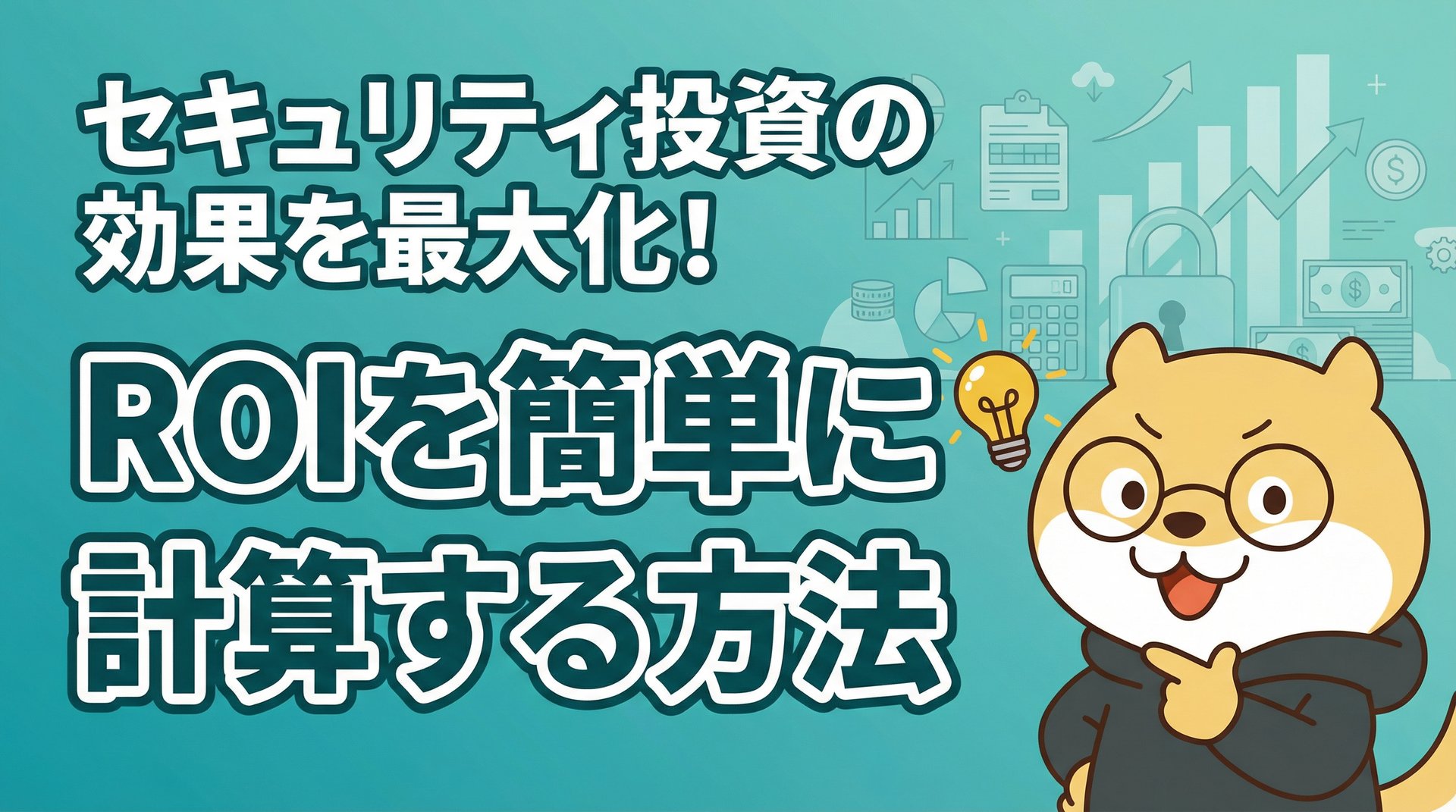 セキュリティ投資の効果を最大化！ROIを簡単に計算する方法