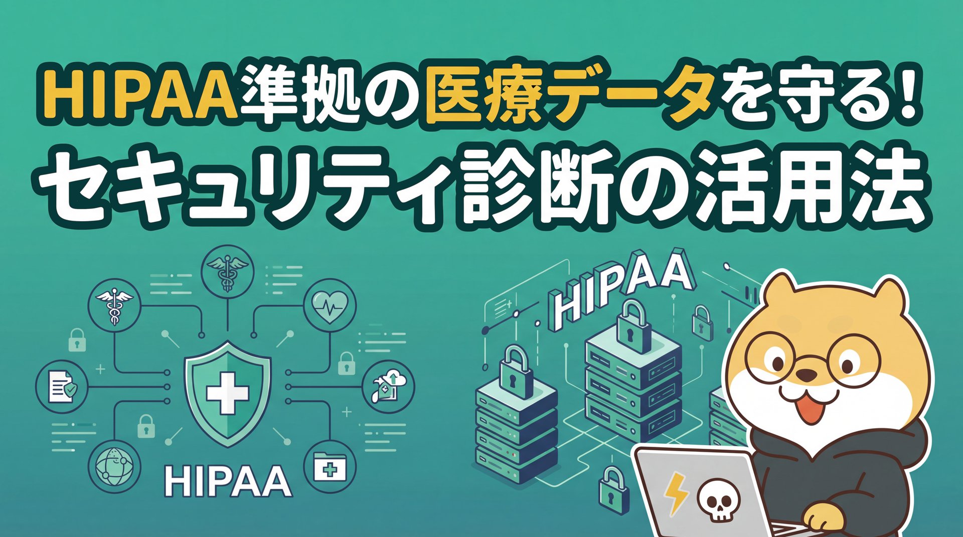 HIPAA準拠の医療データを守る！セキュリティ診断の活用法
