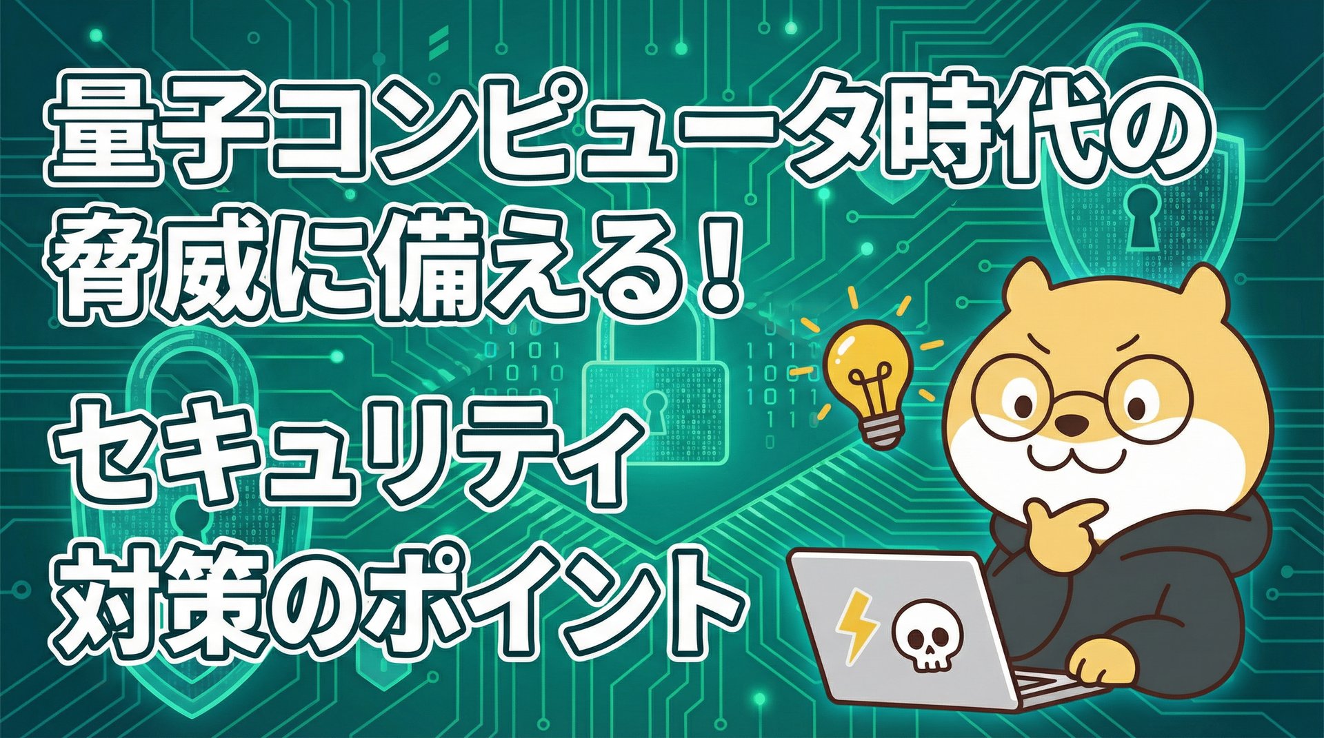 量子コンピュータ時代の脅威に備える！セキュリティ対策のポイント