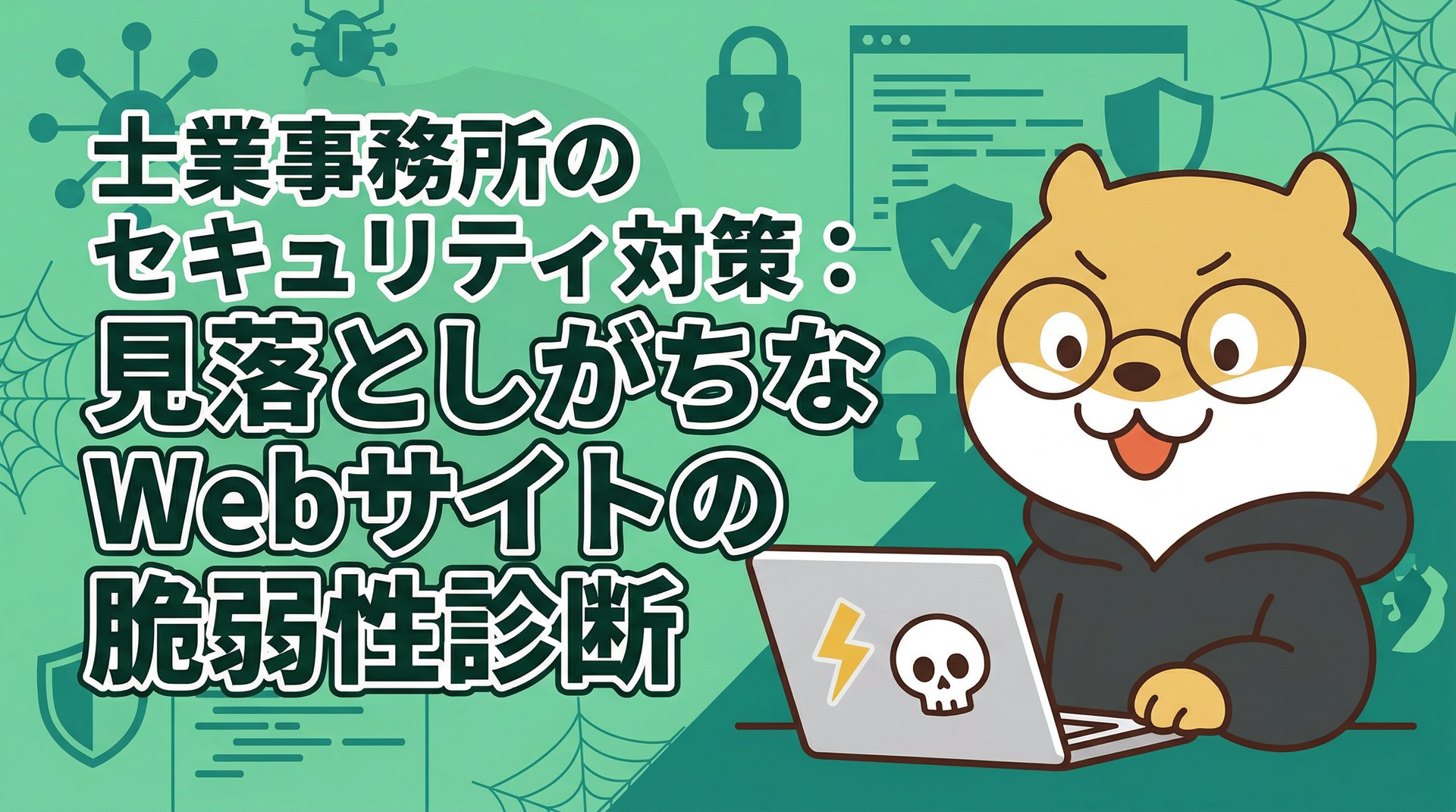 士業事務所のセキュリティ対策：見落としがちなWebサイトの脆弱性診断