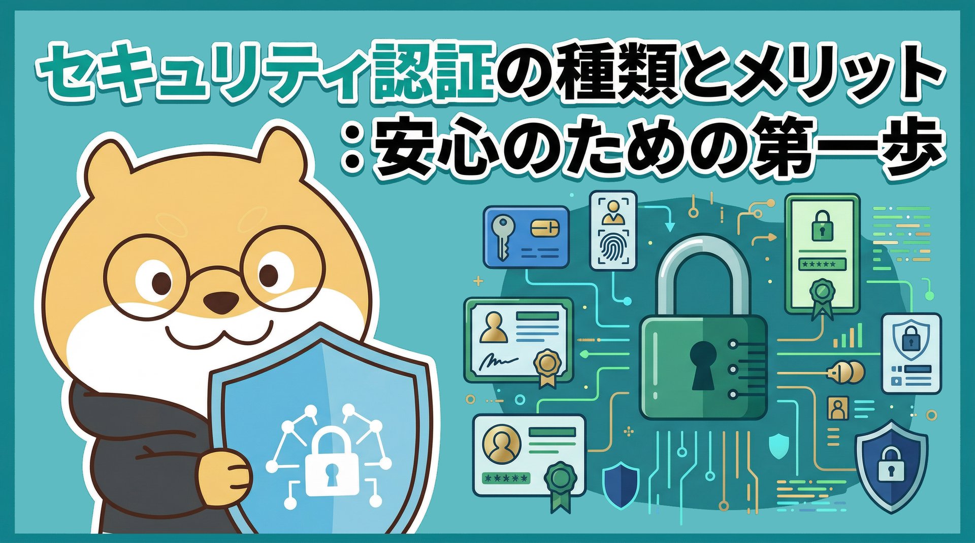セキュリティ認証の種類とメリット：安心のための第一歩
