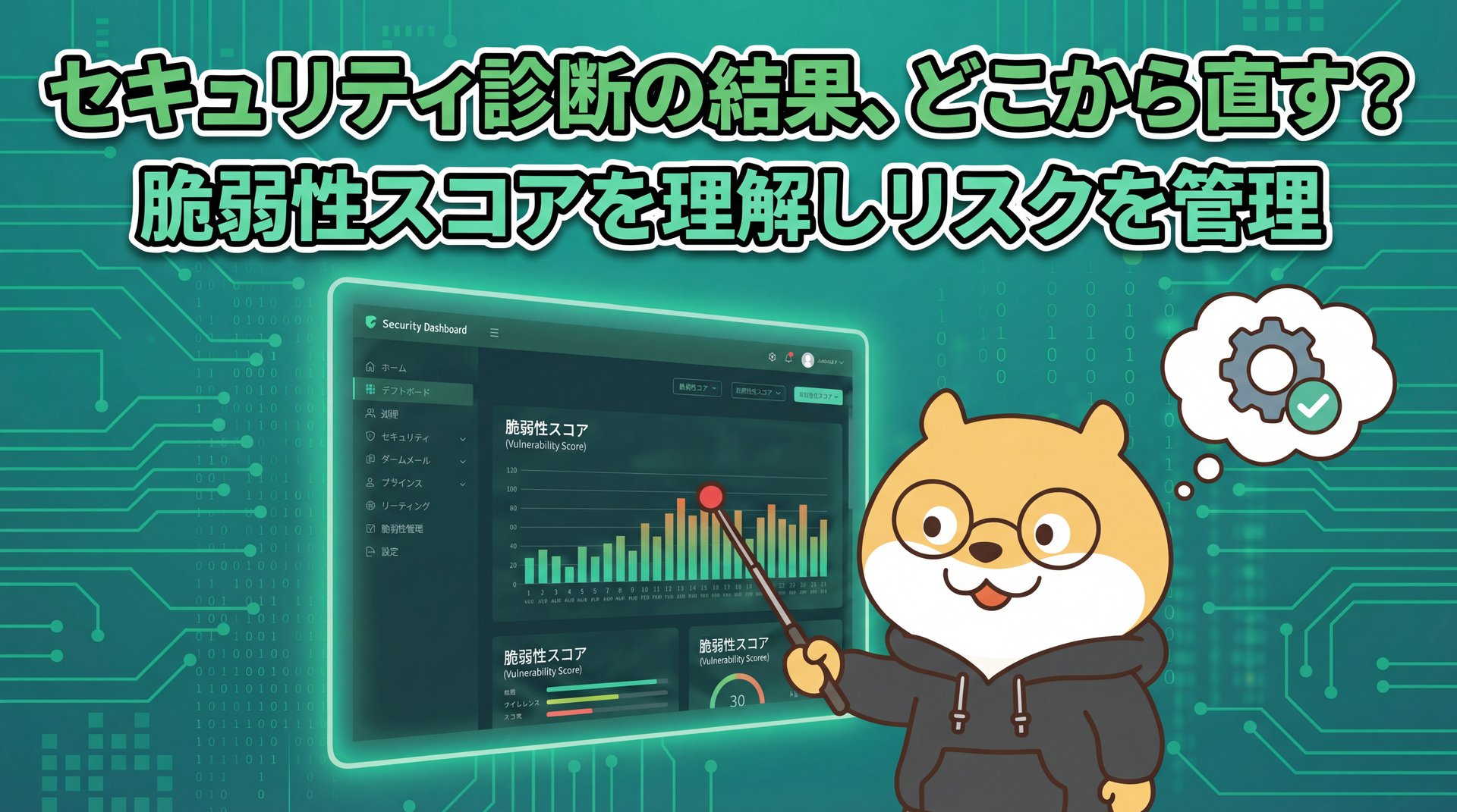 セキュリティ診断の結果、どこから直す？脆弱性スコアを理解しリスクを管理