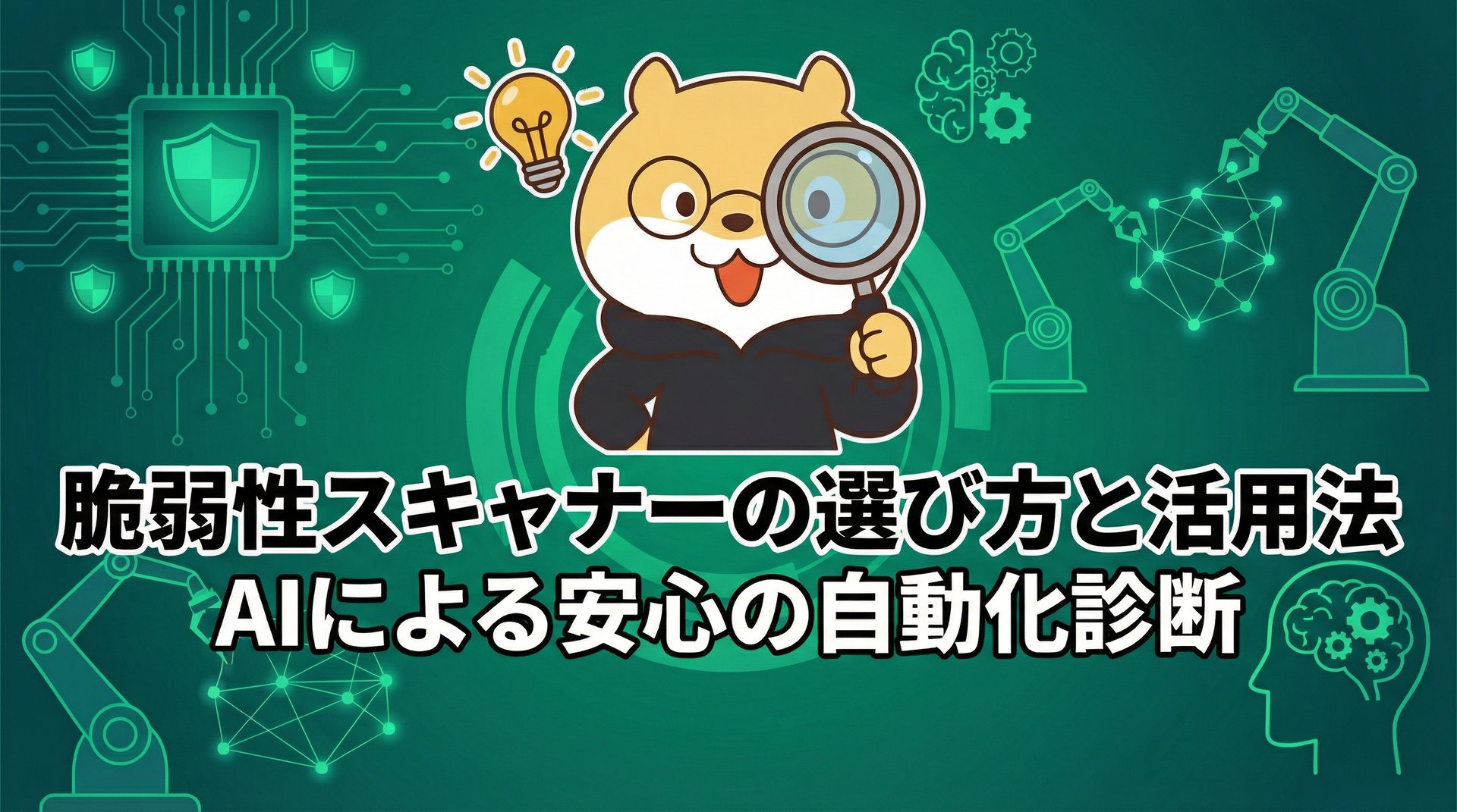 脆弱性スキャナーの選び方と活用法｜AIによる安心の自動化診断