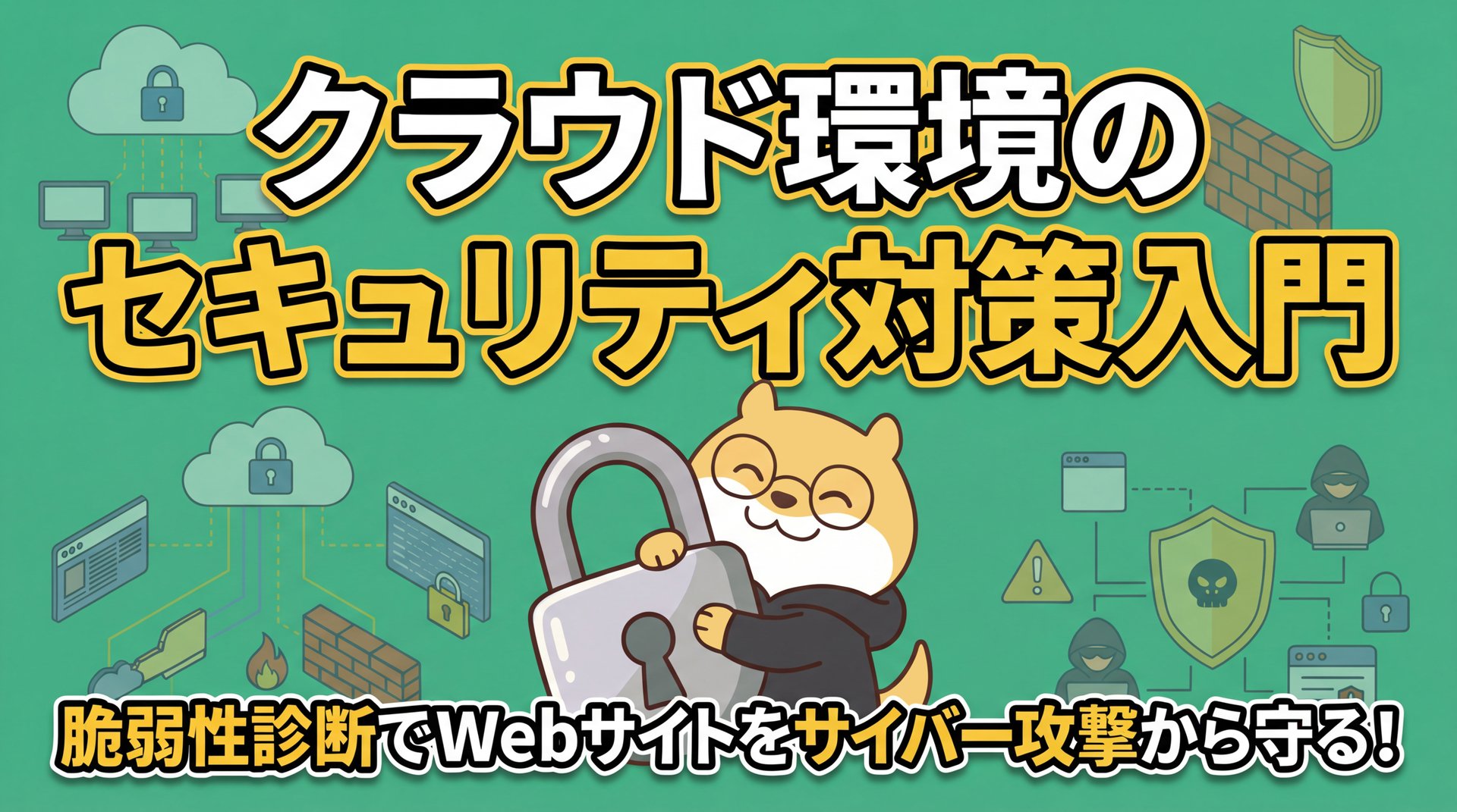 クラウド環境のセキュリティ対策入門：脆弱性診断でWebサイトをサイバー攻撃から守る！