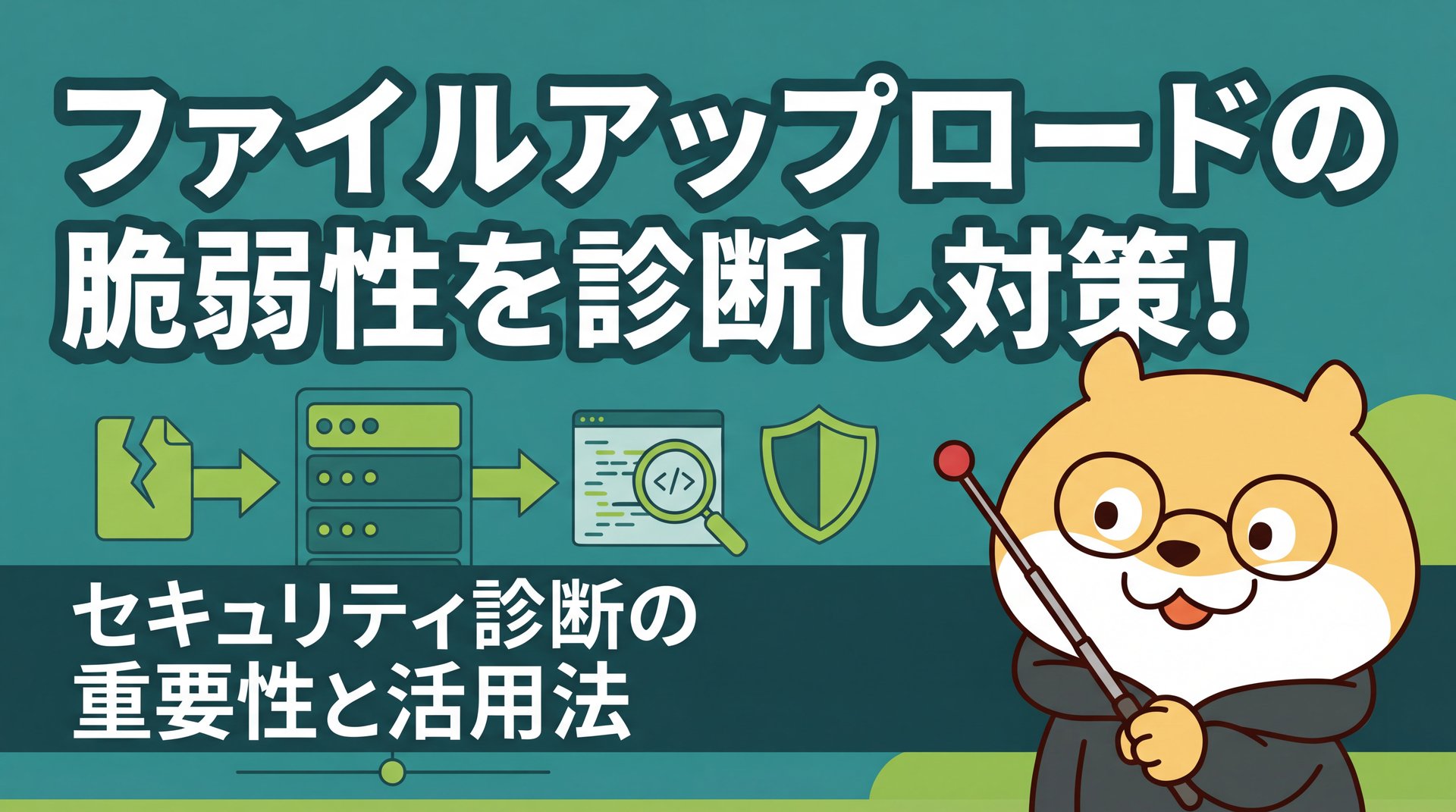 ファイルアップロードの脆弱性を診断し対策！セキュリティ診断の重要性と活用法