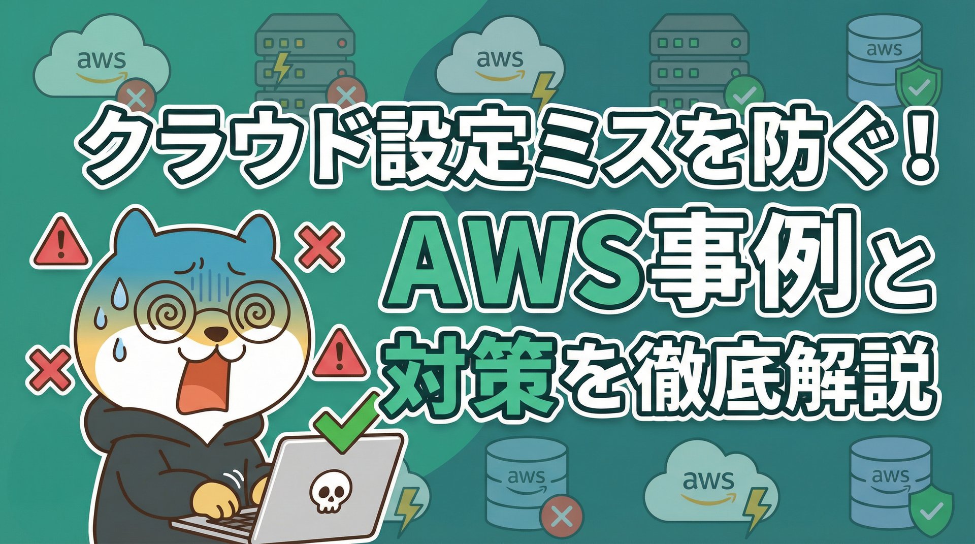 クラウド設定ミスを防ぐ！AWS事例と対策を徹底解説