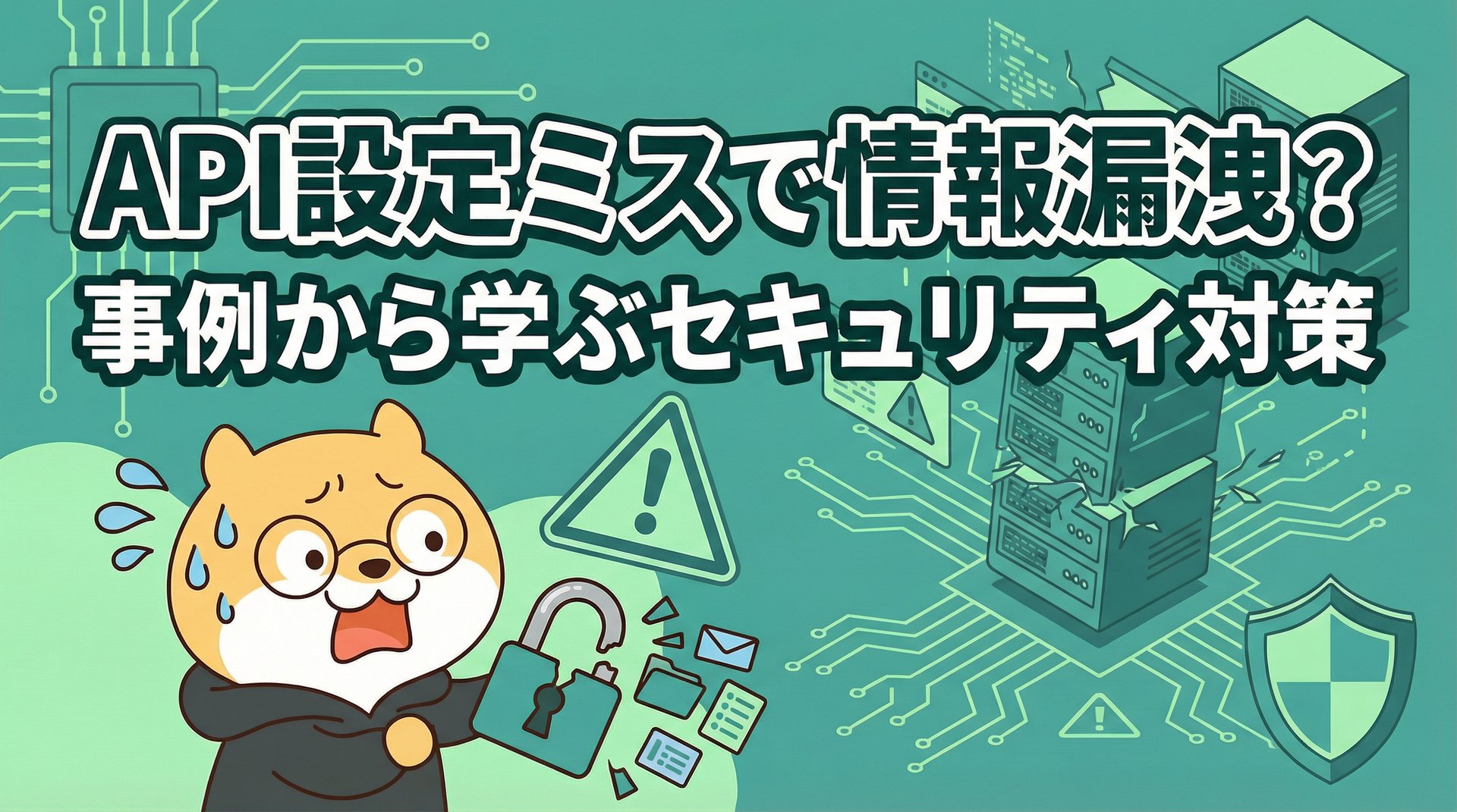 API設定ミスで情報漏洩？事例から学ぶセキュリティ対策