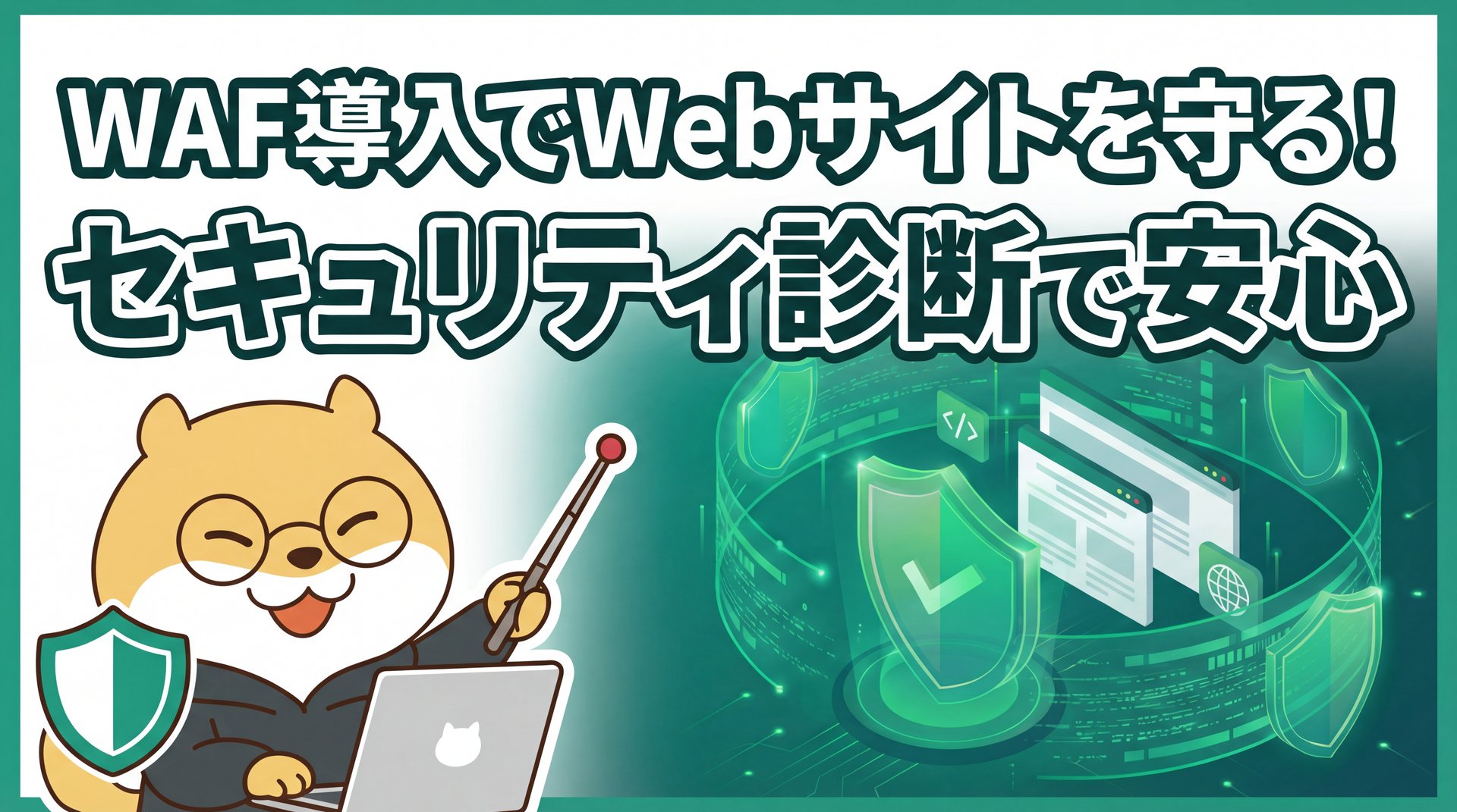 WAF導入でWebサイトを守る！セキュリティ診断で安心