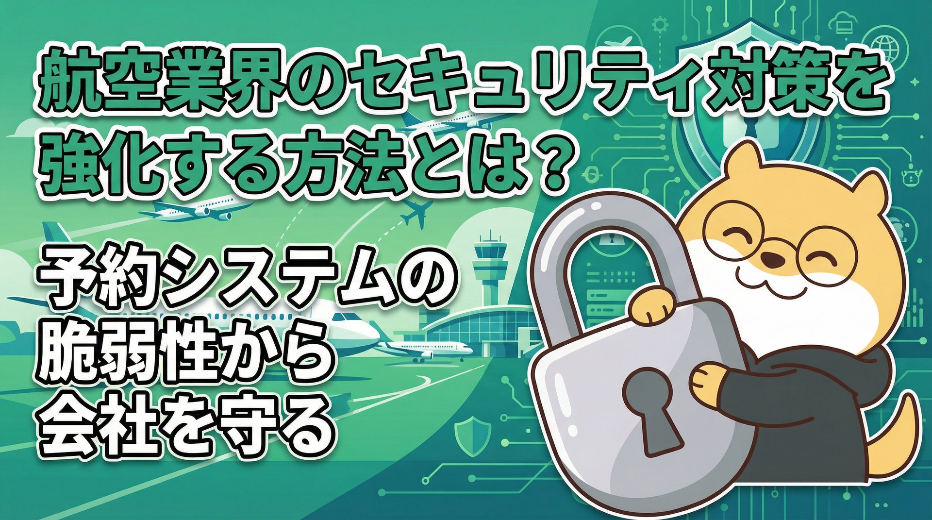 航空業界のセキュリティ対策を強化する方法とは？予約システムの脆弱性から会社を守る