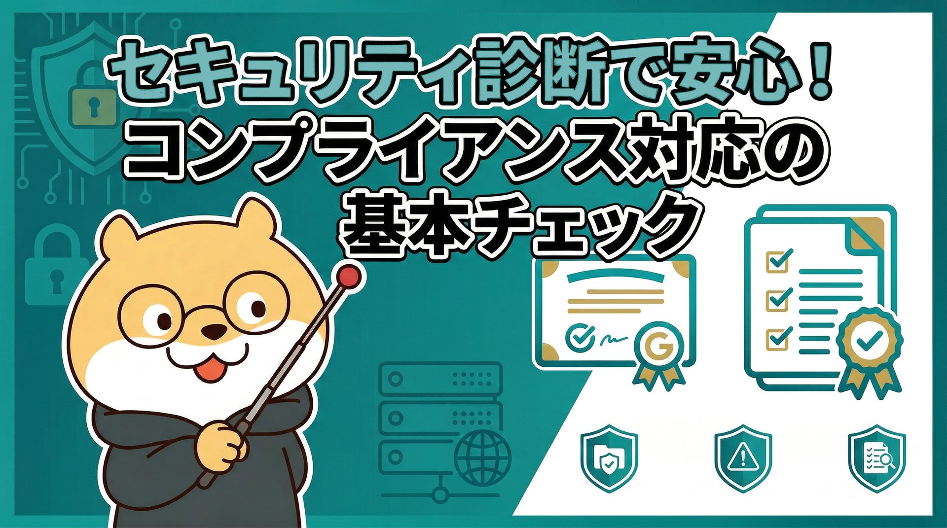 セキュリティ診断で安心！コンプライアンス対応の基本チェック