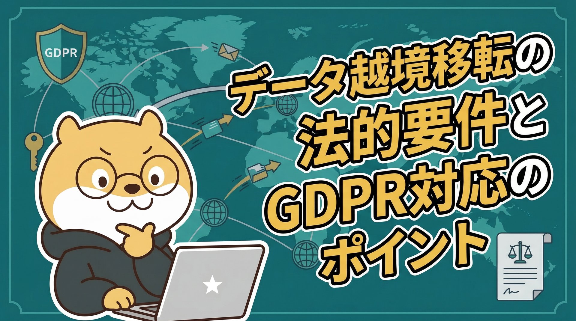 データ越境移転の法的要件とGDPR対応のポイント