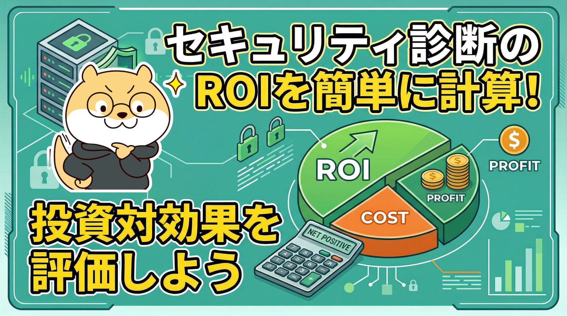 セキュリティ診断のROIを簡単に計算！投資対効果を評価しよう