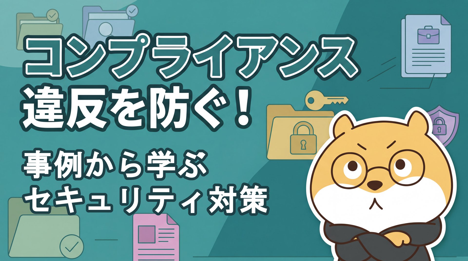 コンプライアンス違反を防ぐ！事例から学ぶセキュリティ対策