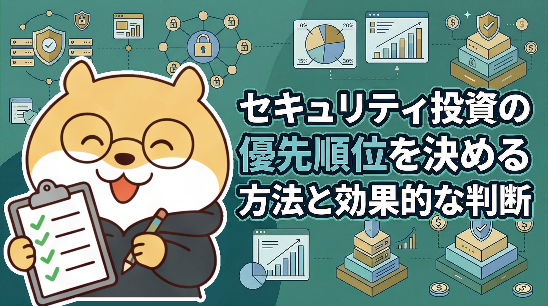 セキュリティ投資の優先順位を決める方法と効果的な判断