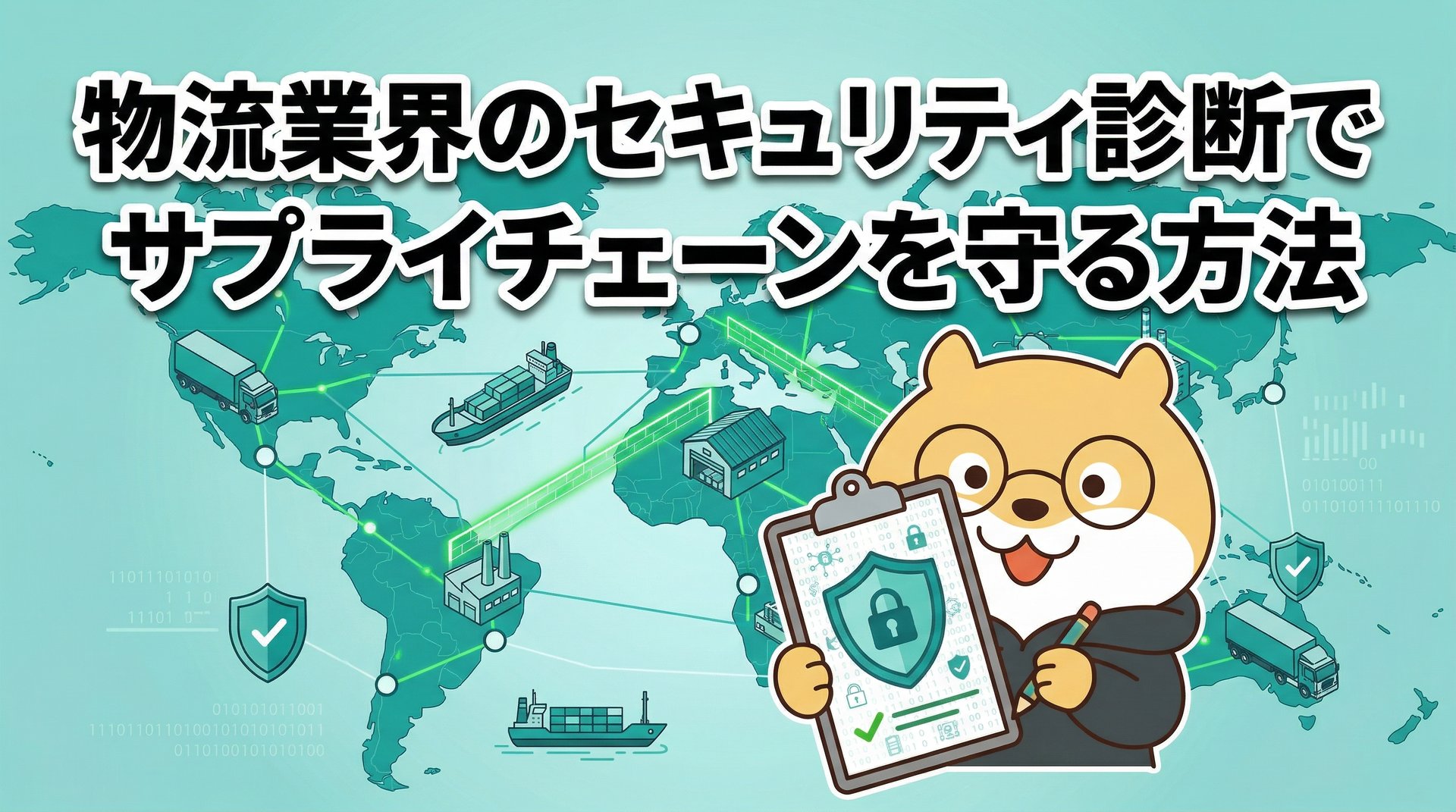 物流業界のセキュリティ診断でサプライチェーンを守る方法
