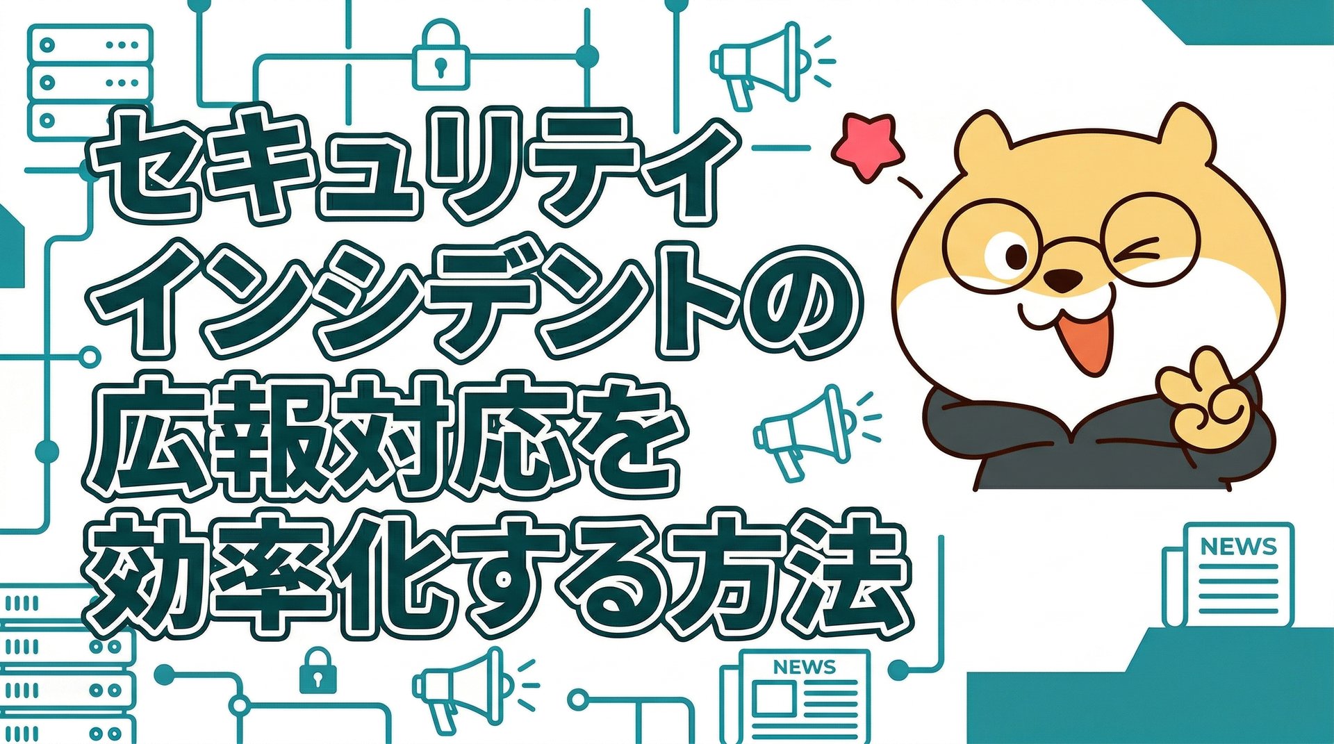 セキュリティインシデントの広報対応を効率化する方法