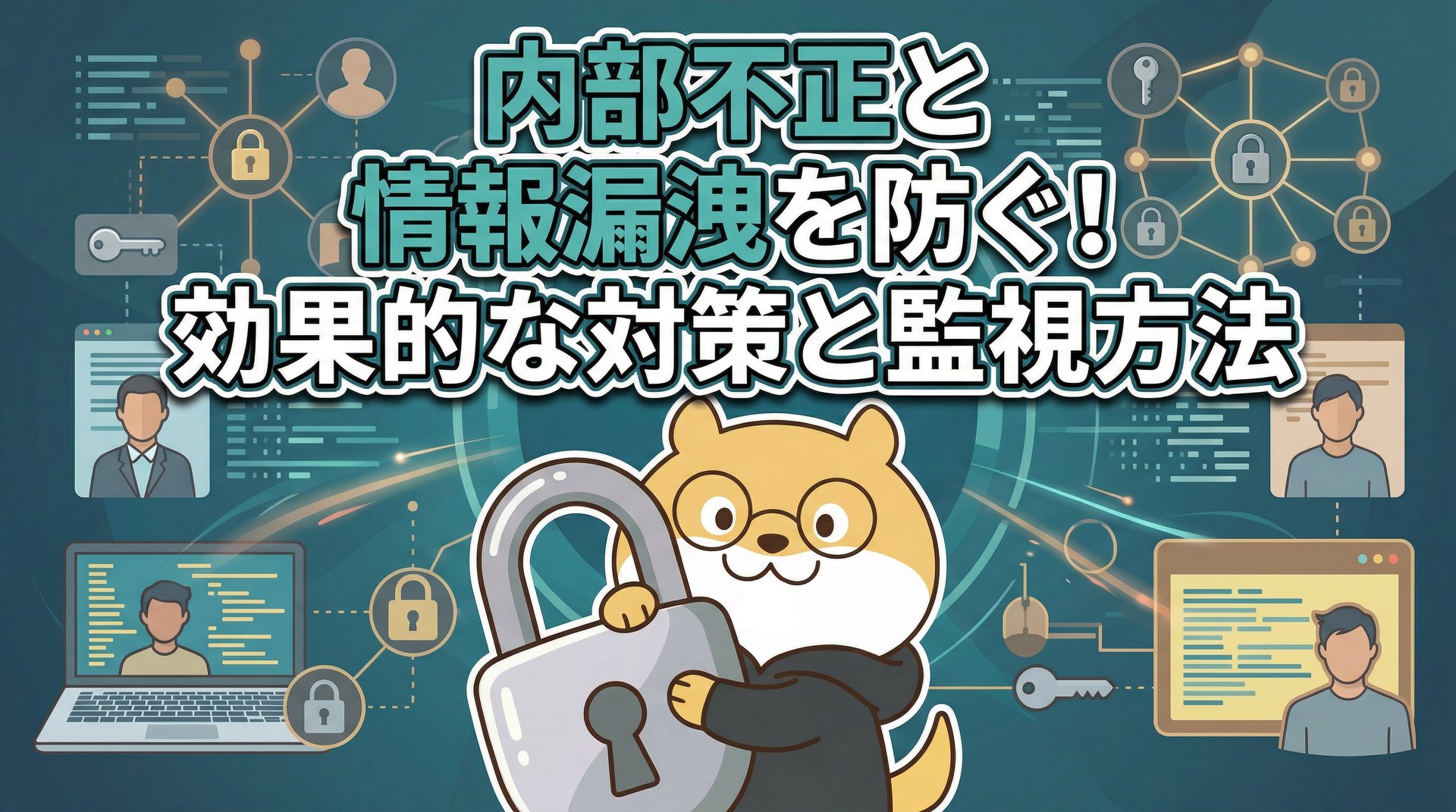 内部不正と情報漏洩を防ぐ！効果的な対策と監視方法