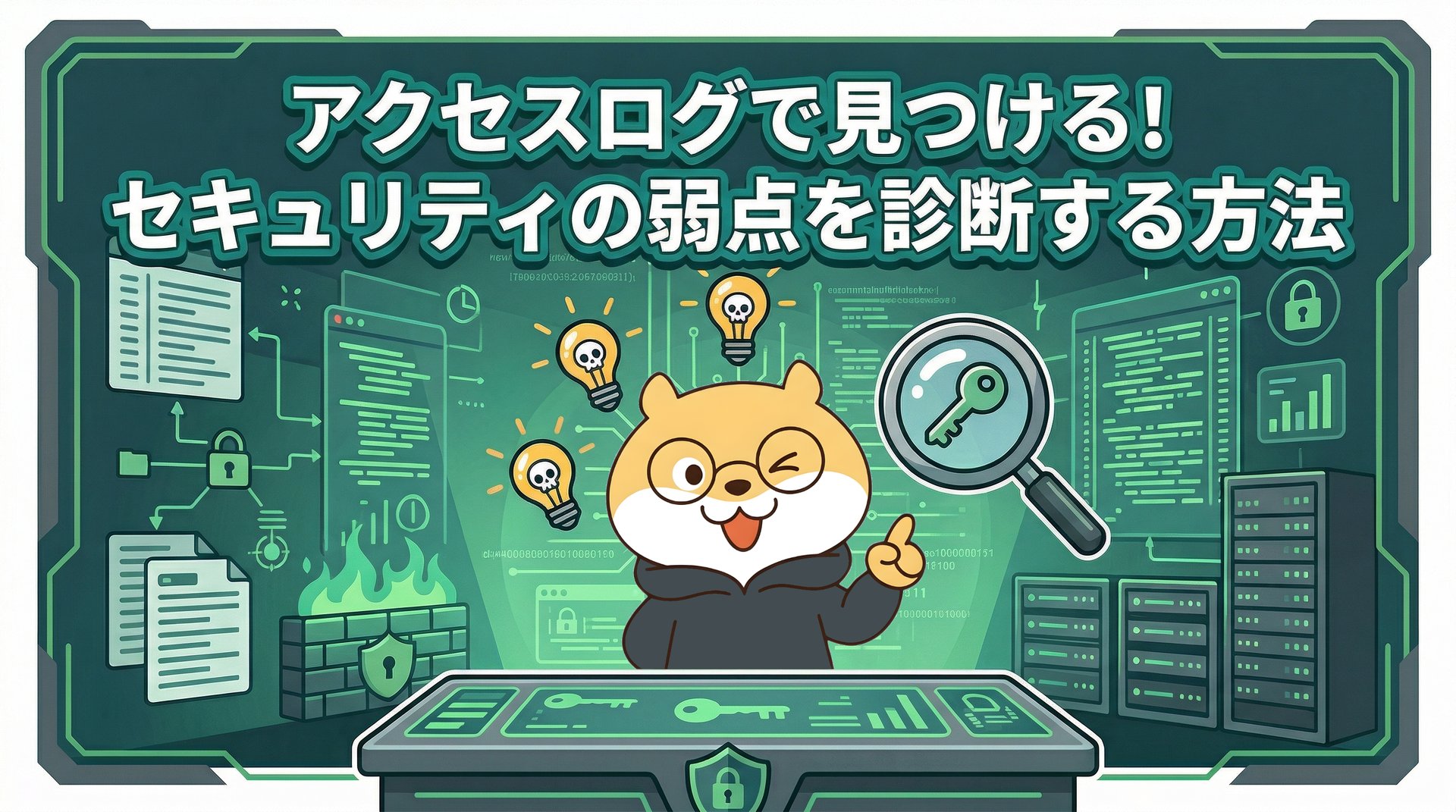 アクセスログで見つける！セキュリティの弱点を診断する方法