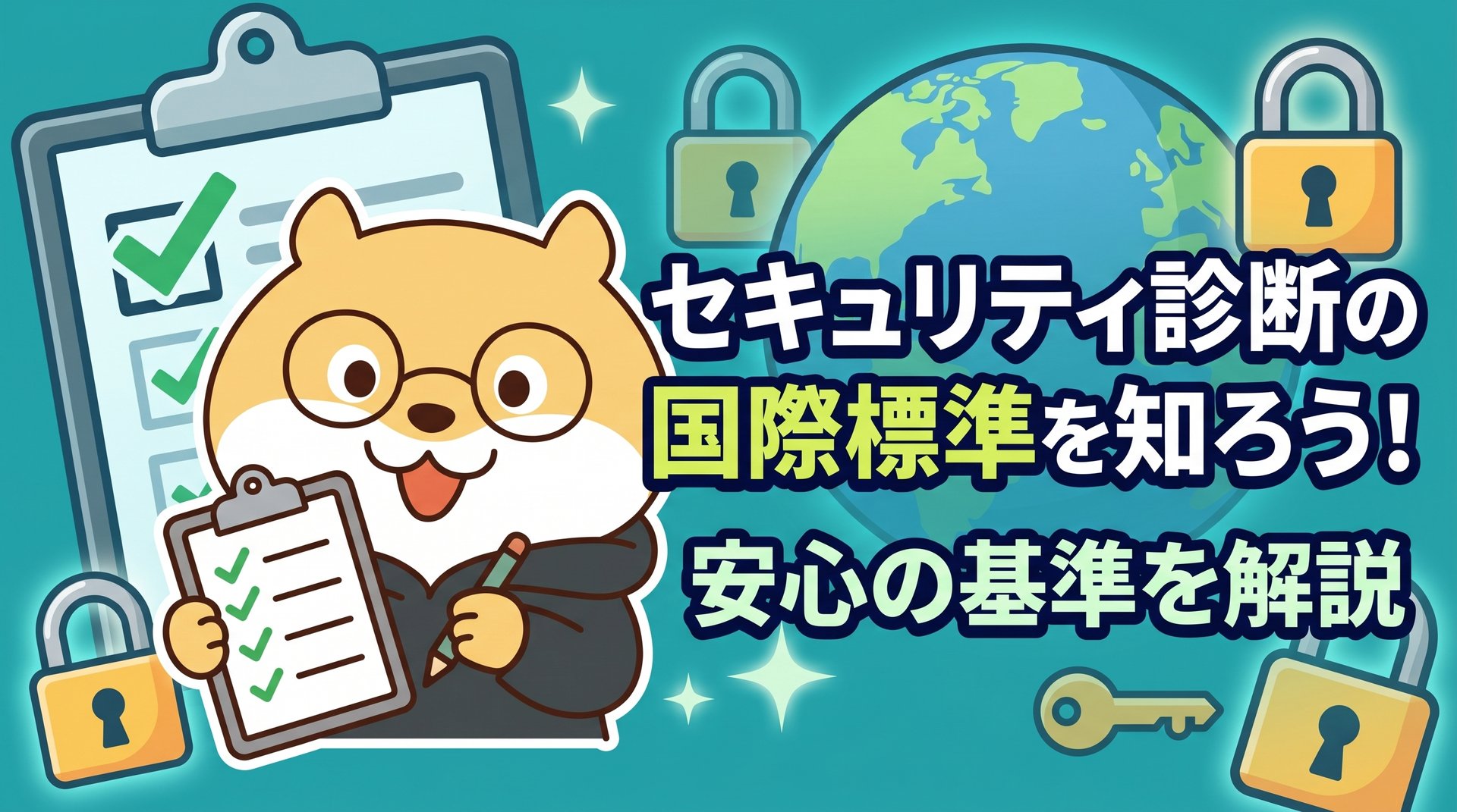 セキュリティ診断の国際標準を知ろう！安心の基準を解説