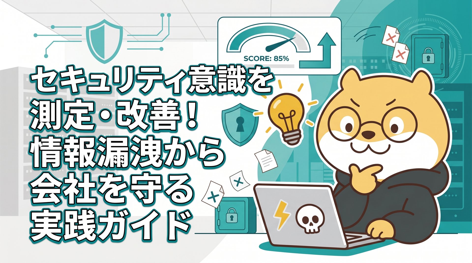 セキュリティ意識を測定・改善！情報漏洩から会社を守る実践ガイド