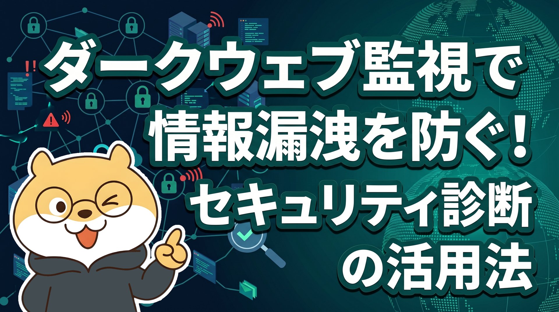 ダークウェブ監視で情報漏洩を防ぐ！セキュリティ診断の活用法